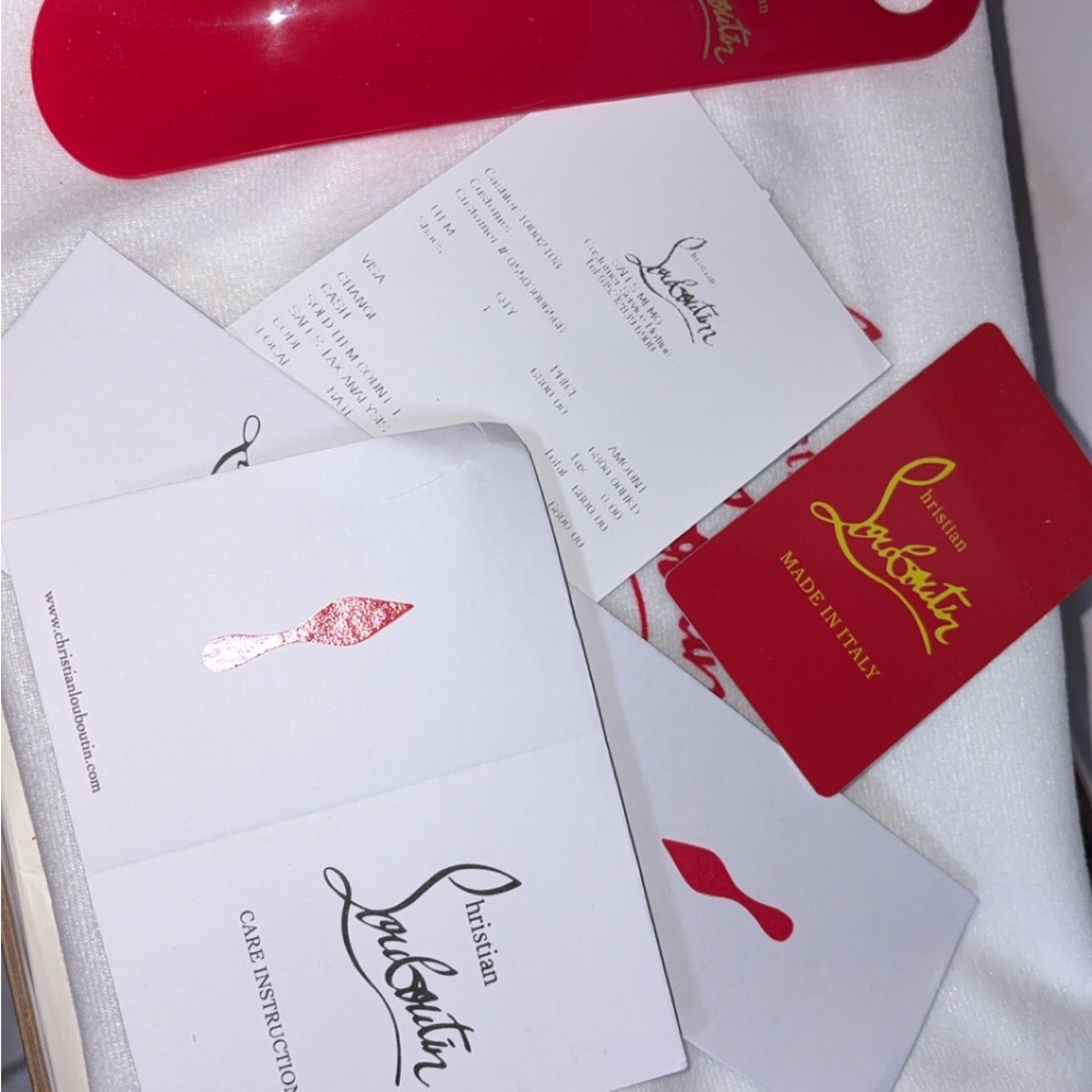Christian Louboutin Red Shoe Care Set